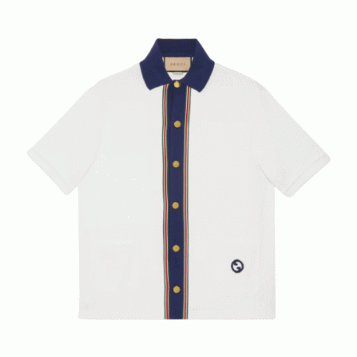 GUCCI COTTON JERSEY POLO SHIRT – GGS047