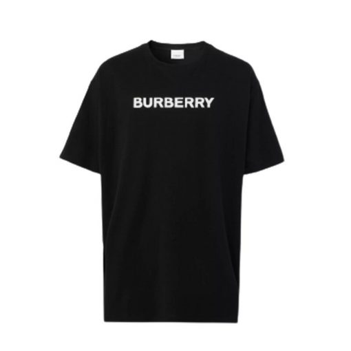 BURBERRY LOGO PRINT OVERSIZED T-SHIRT – BRS007