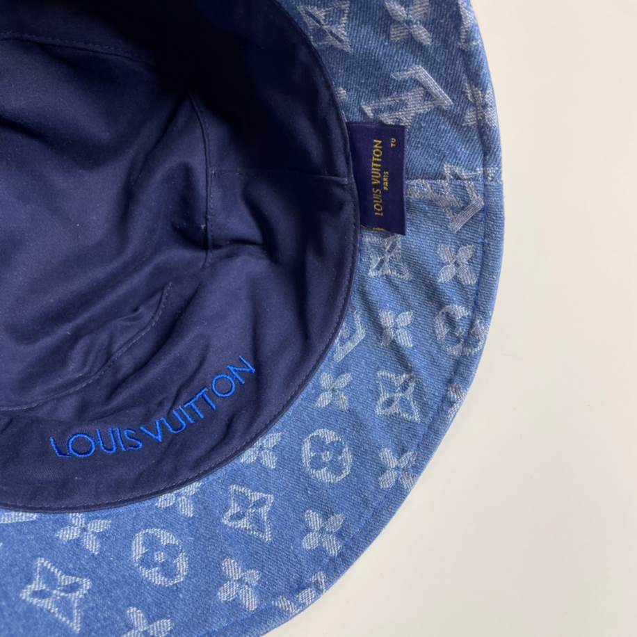 Louis Vuitton Monogram Blue Hats – LVC005