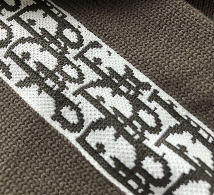 DIOR SWEATER WITH DIOR OBLIQUE INSERTS – DOS019