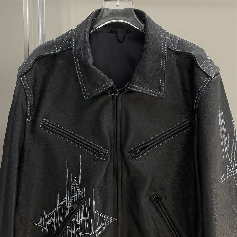 LOUIS VUITTON FREQUENCY CHIC LEATHER BLOUSON – LVC030