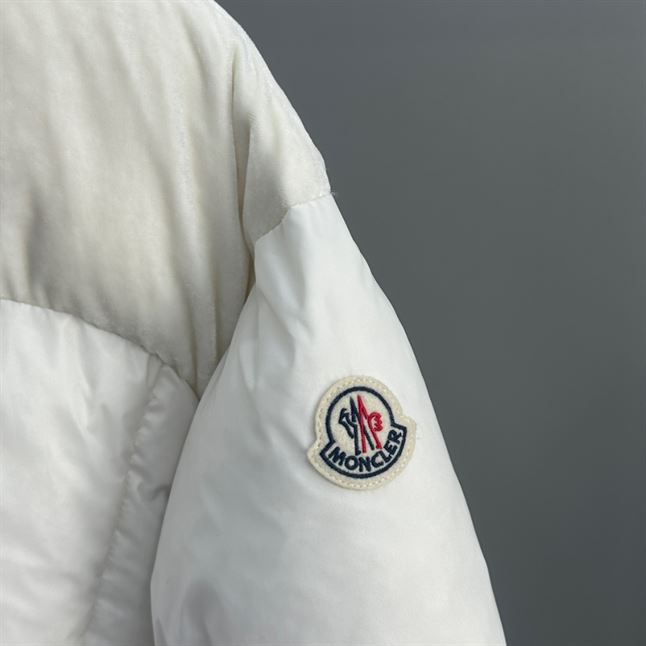 MONCLER WHITE POLYAMIDE MEANDRE JACKET – MC056