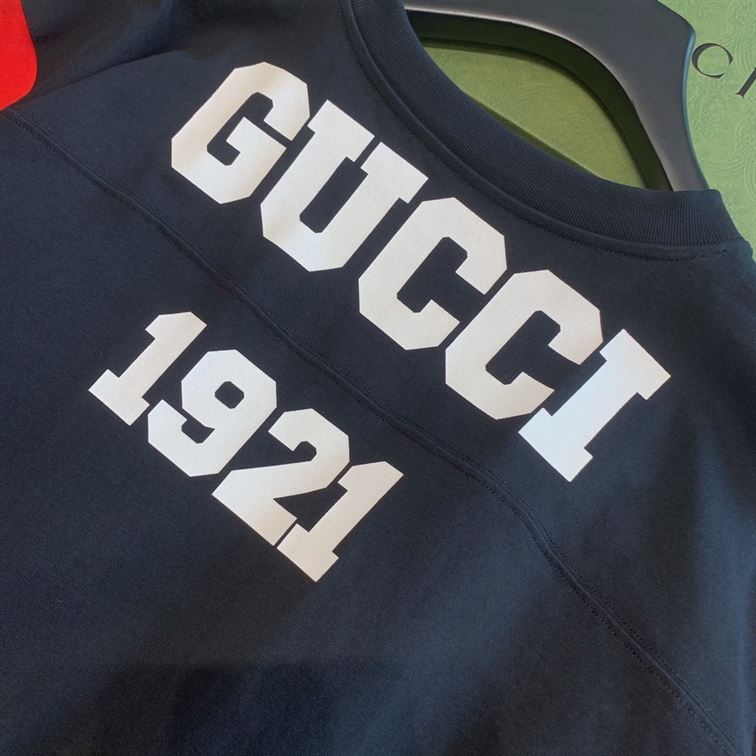 GUCCI 100 COTTON T-SHIRT IN BLACK – GGS033