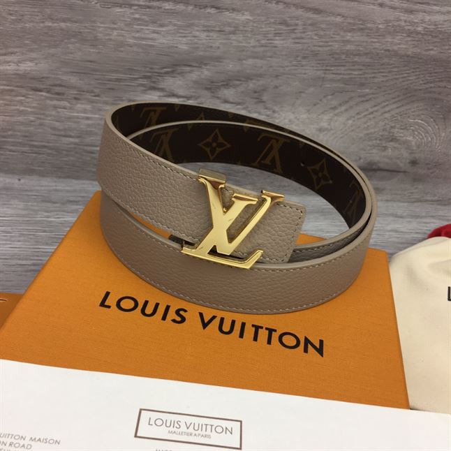 LOUIS VUITTON LV INITIALES 30MM REVERSIBLE BELT MONOGAM – LBE086