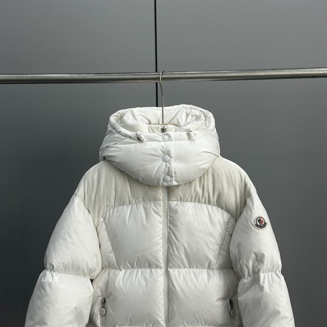 MONCLER WHITE POLYAMIDE MEANDRE JACKET – MC056