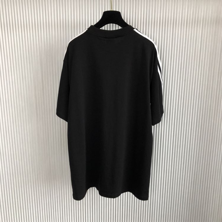 BALENCIAGA ADIDAS T-SHIRT OVERSIZED IN BLACK – BAS017