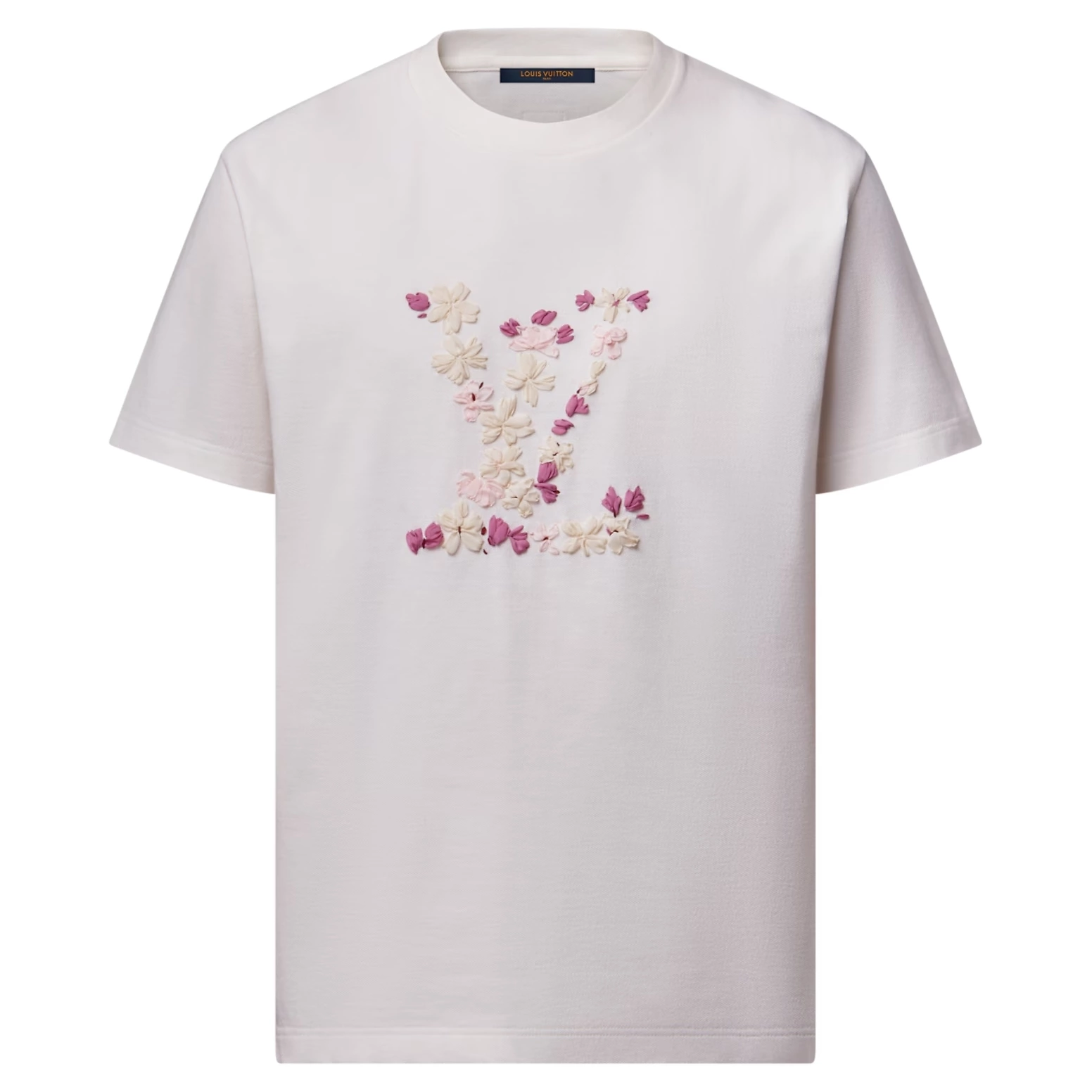 EMBROIDERED T-SHIRT IN WHITE – LVTS096