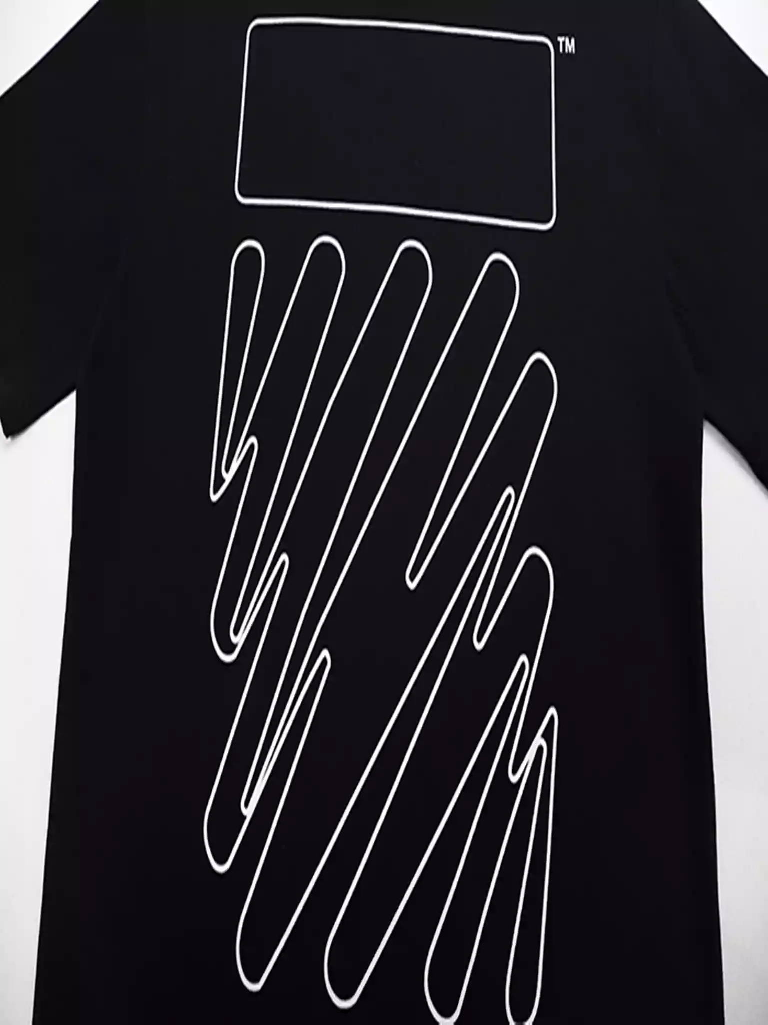 Off-White Black Wave Out T-Shirt – OWS013