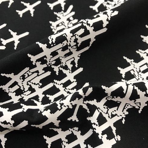 LOUIS VUITTON LV PLANES PRINTED T-SHIRT BLACK – LVTS029