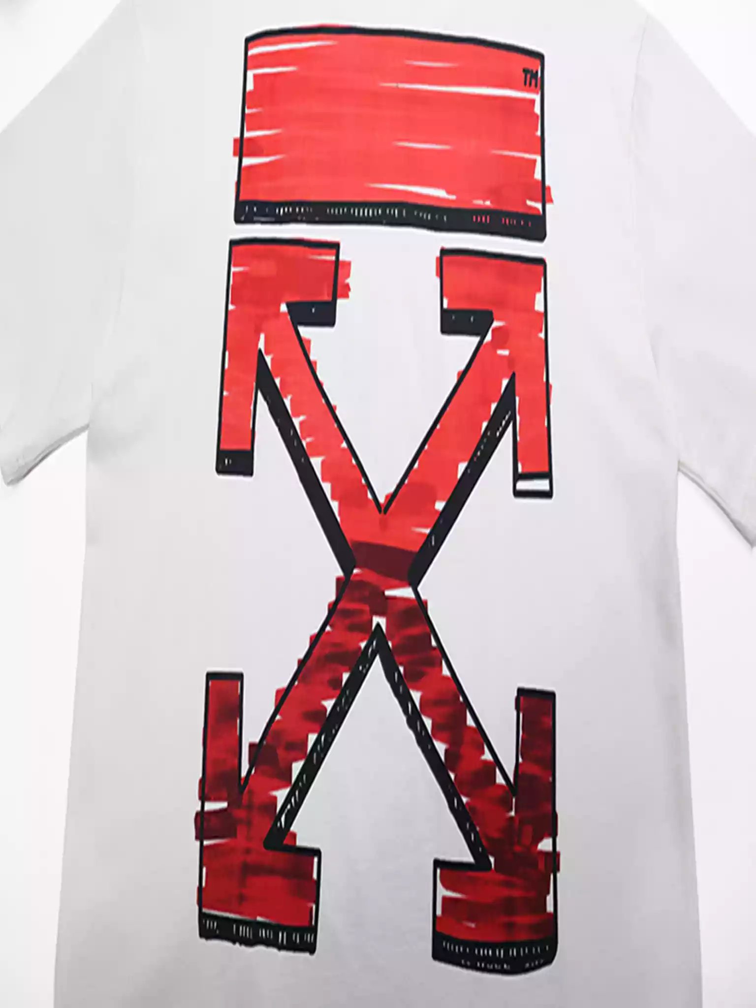 MARKER S/S OVER T-SHIRT in white – OWS005