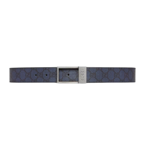 GUCCI GG BELT WITH RECTANGULAR BUCKLE – GB043