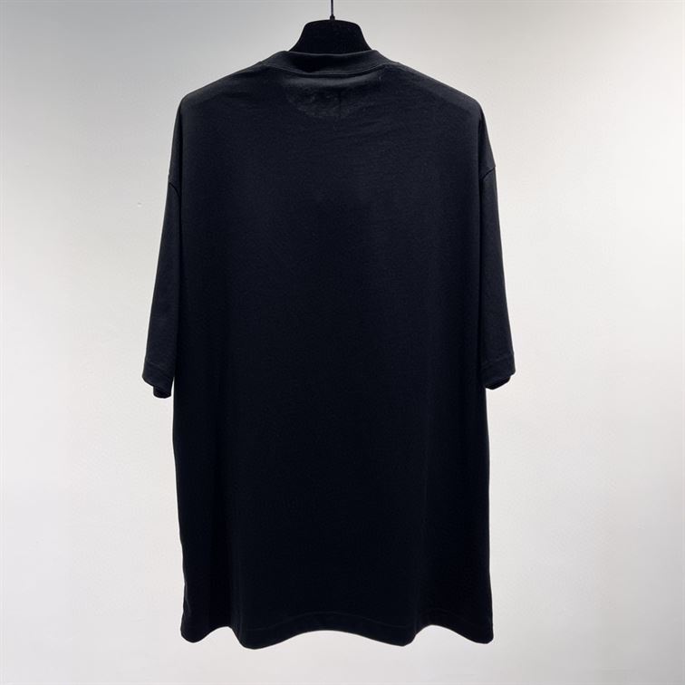 BALENCIAGA  MEN’S SLIME T-SHIRT MEDIUM FIT IN BLACK – BAS011