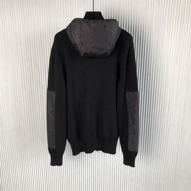 MONCLER HOODED WOOL CARDIGAN – MC041