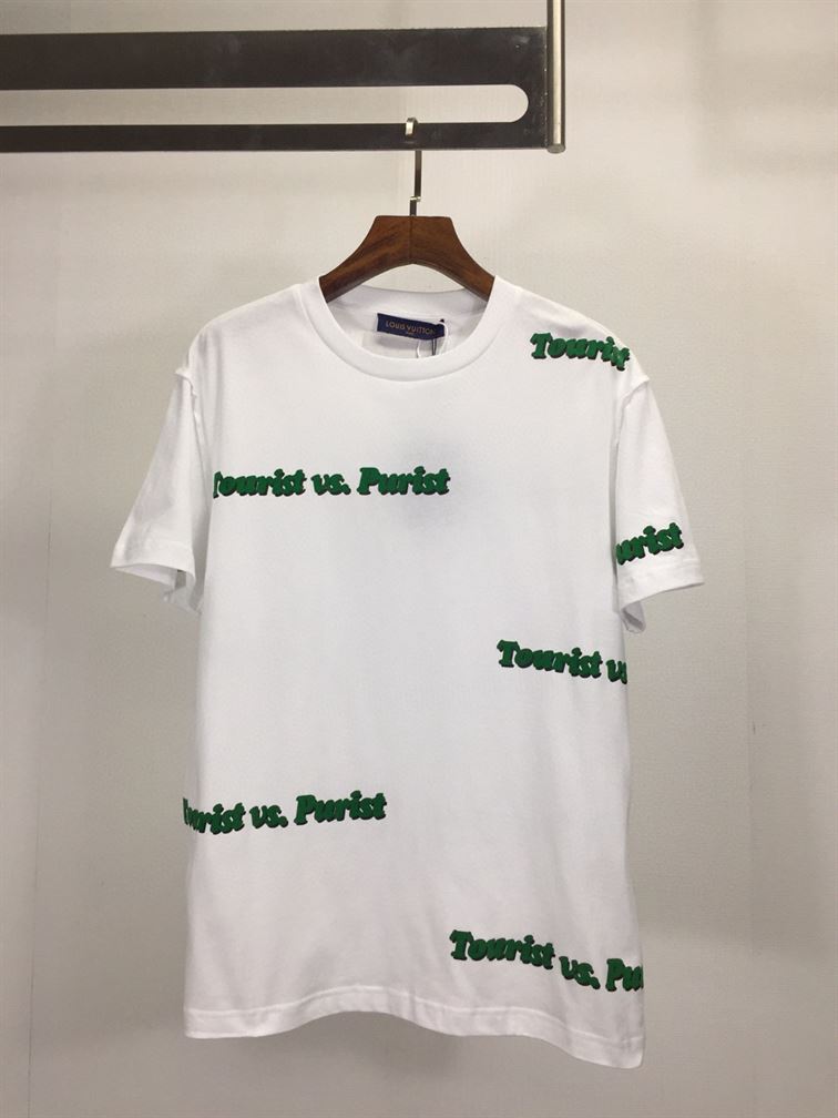 LOUIS VUITTON TOURIST AND PURIST PRINTED TEE IN WHITE – LVTS022