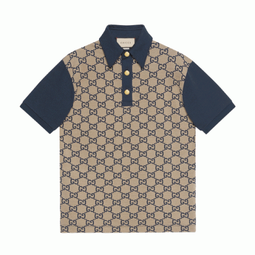 GUCCI MAXI GG SILK COTTON POLO – GGS044