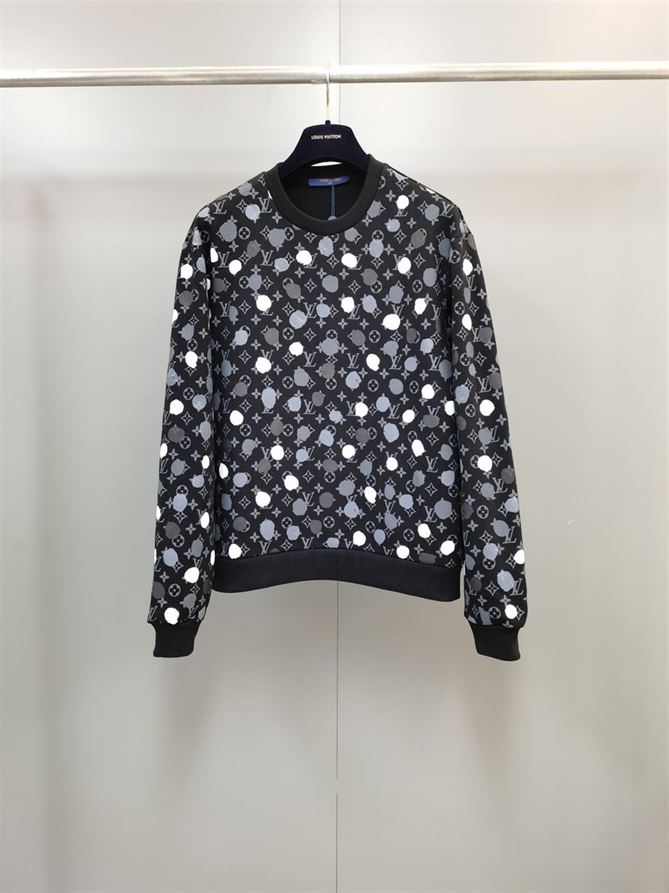 LOUIS VUITTON X YK PAINTED DOTS PRINTED CREWNECK – LVH030