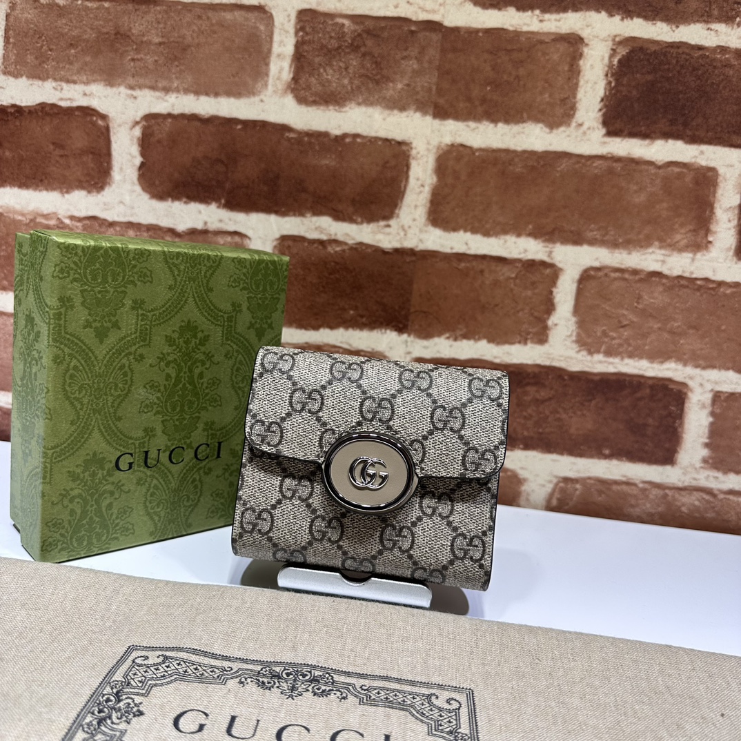 GUCCI GG SUPREME TRIFOLD WALLET CANVAS – WLG017