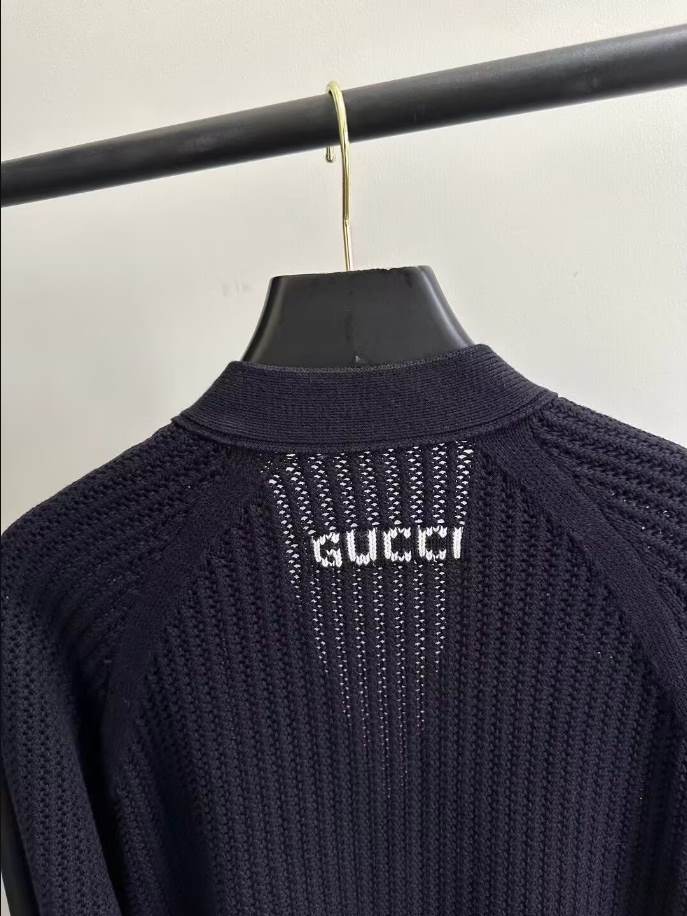Gucci Cardigan with Sylvie Web Stripes Knitwear – GCK060