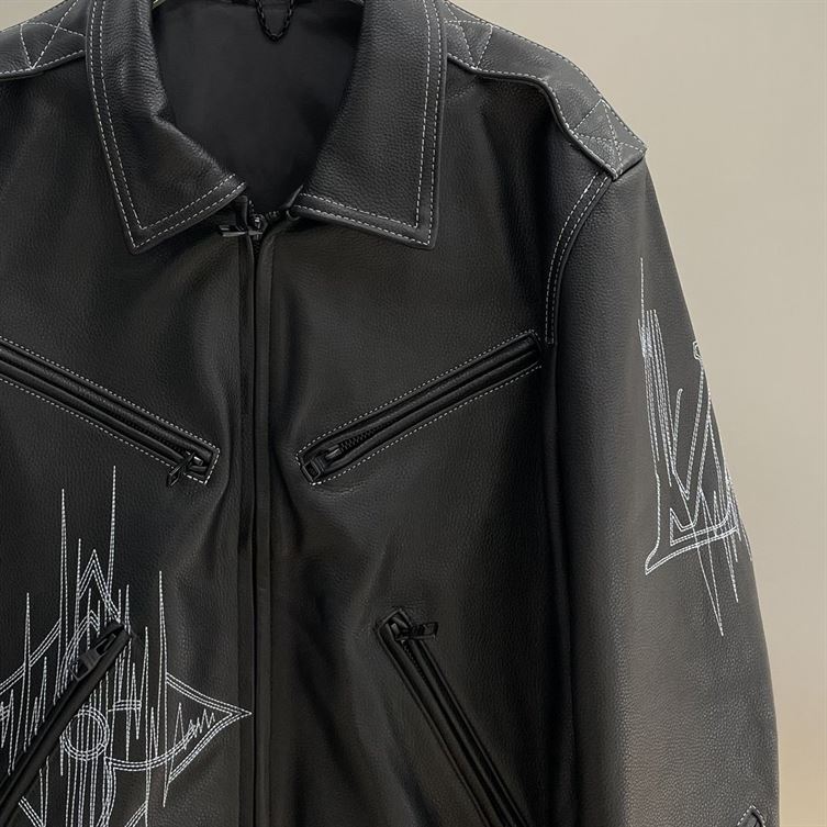 LOUIS VUITTON FREQUENCY CHIC LEATHER BLOUSON – LVC030