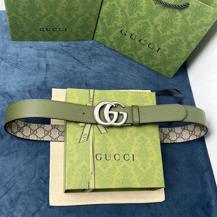 GUCCI GG MARMONT REVERSIBLE BELT IN BEIGE – GB030