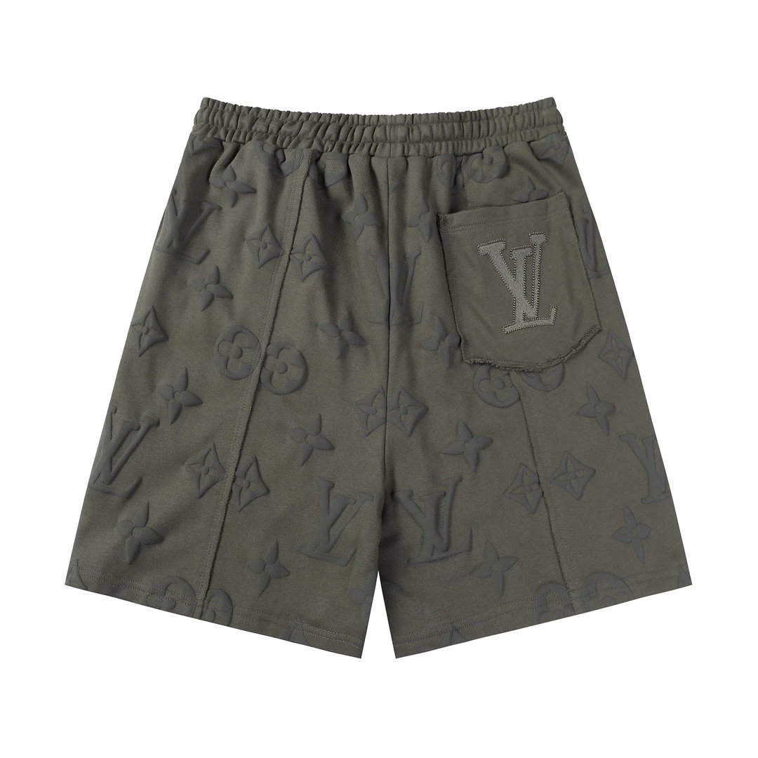 ARMY GREEN DESIGNER SPORTS SHORTS – LVC059
