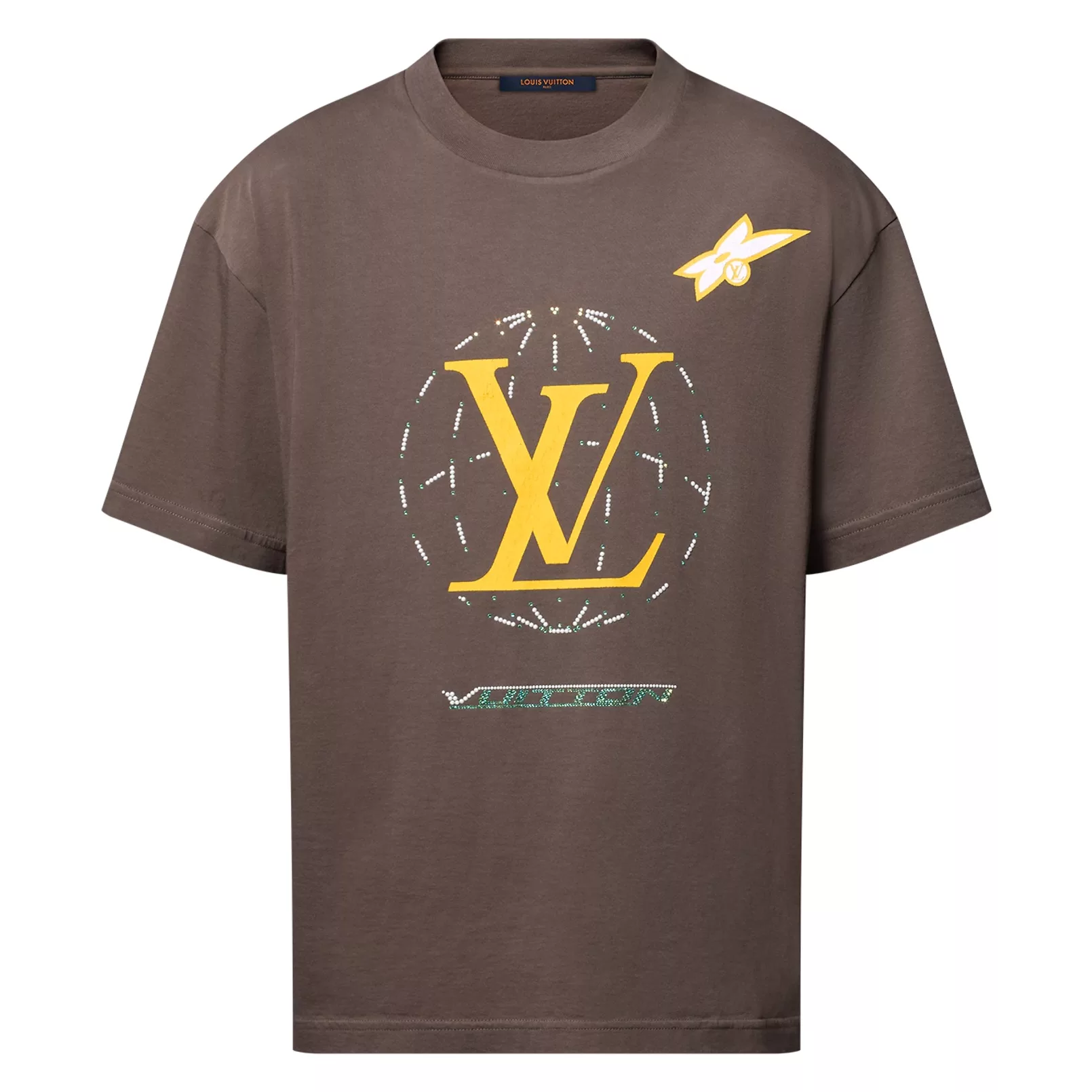 WASHED EMBELLISHED COTTON T-SHIRT – LVTS129