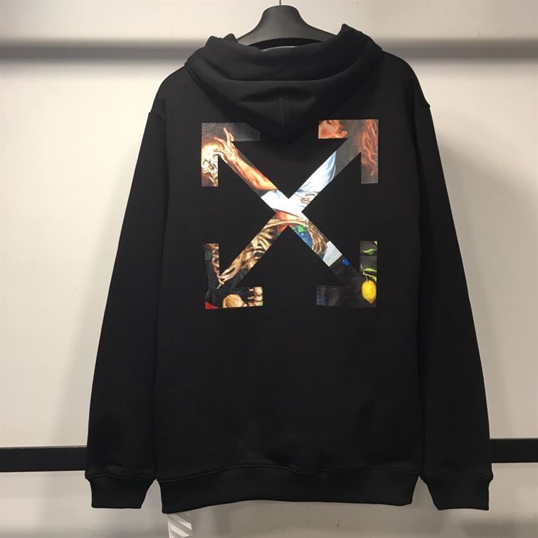 OFF-WHITE CARAVAGGIO ARROW HOODIE – OS004