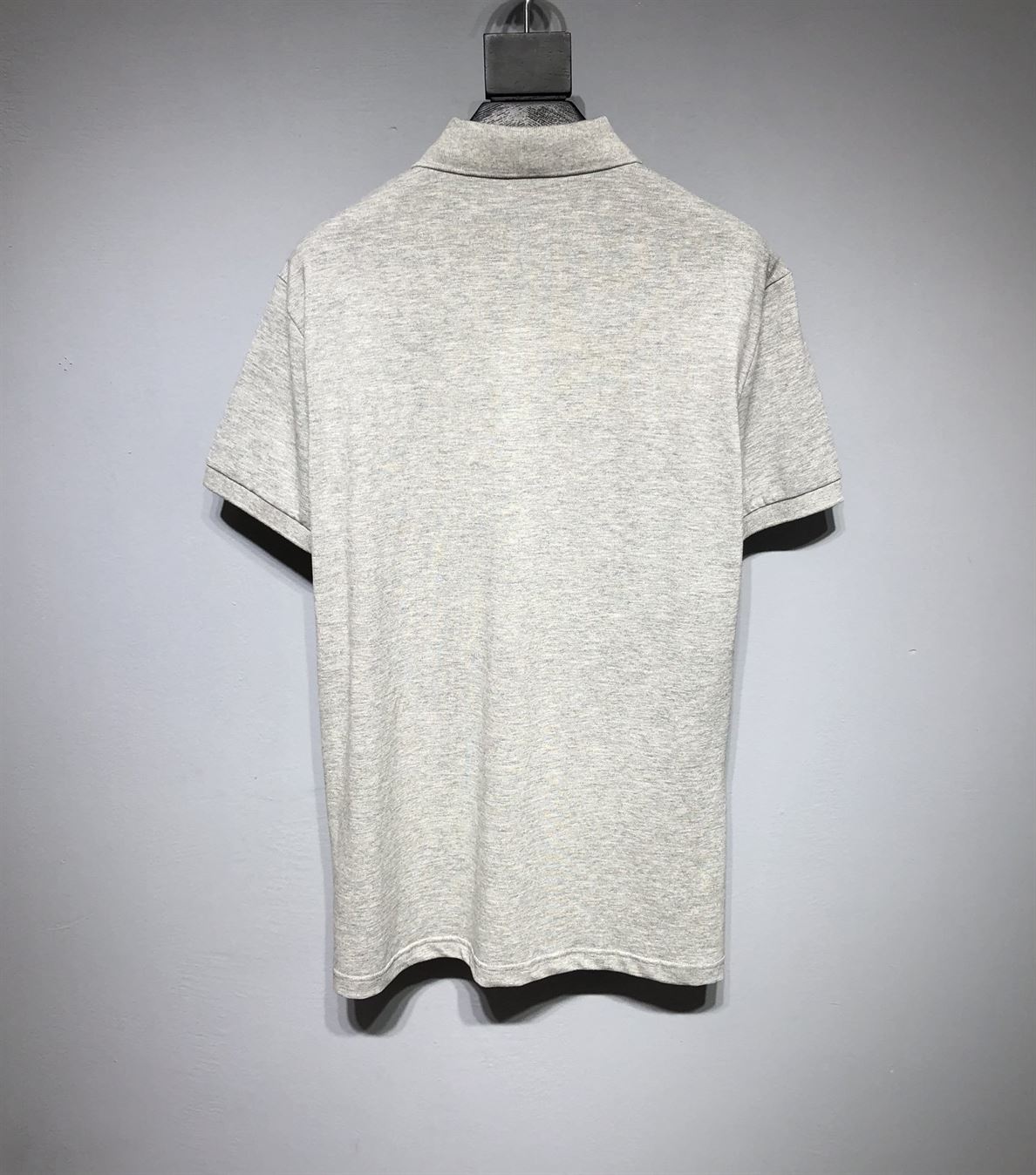 DIOR CD ICON POLO SHIRT GRAY COTTON PIQUÃ‰ – DOT024