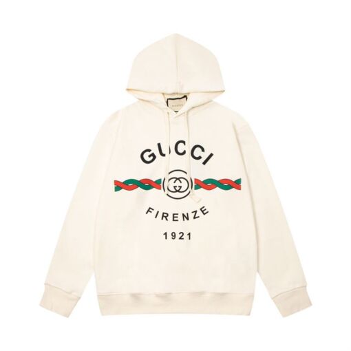 GUCCI COTTON ‘GUCCI FIRENZE 1921’ HOODED SWEATSHIRT – GCK009