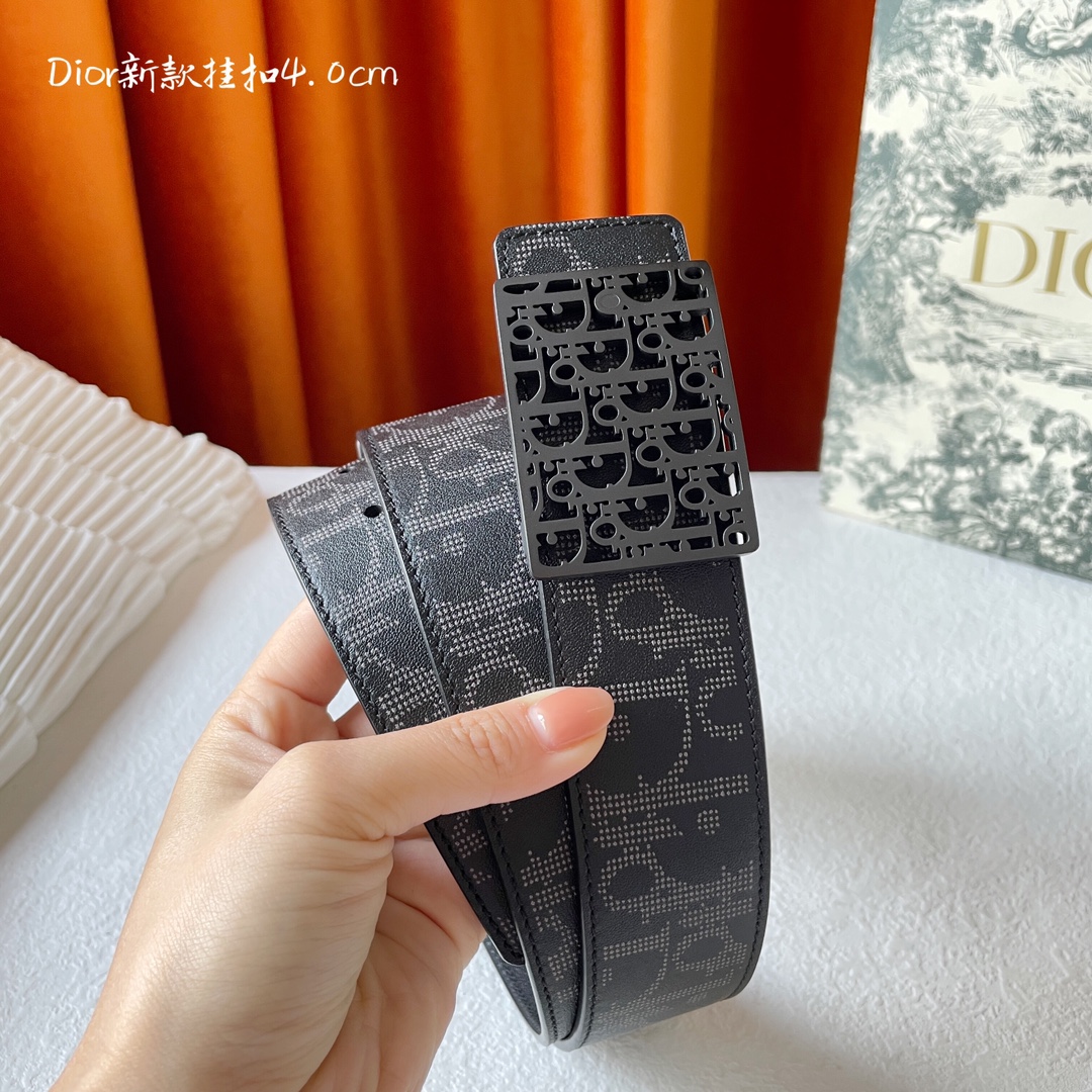DIOR Belt Printed Genuine Leather – DB017
