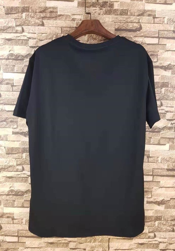 GUCCI BLACK COTTON T-SHIRT WITH GUCCI BLADE PRINT – GGS010