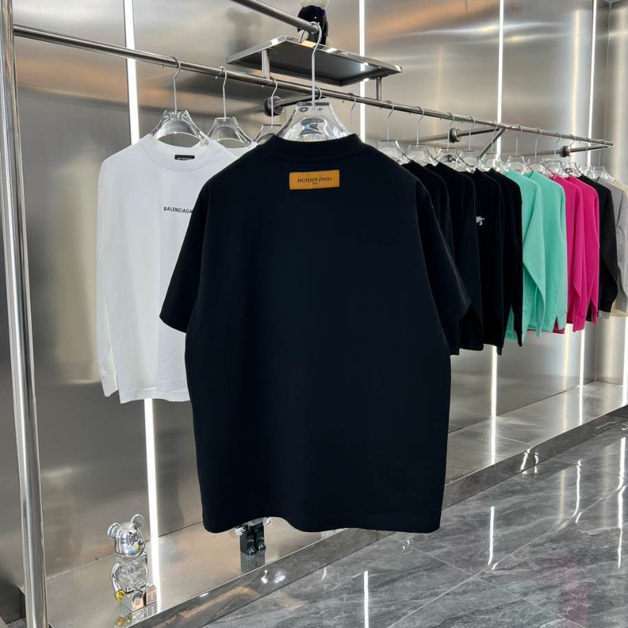 Louis Vuitton Grey Short Sleeve Shirt – LVTS078