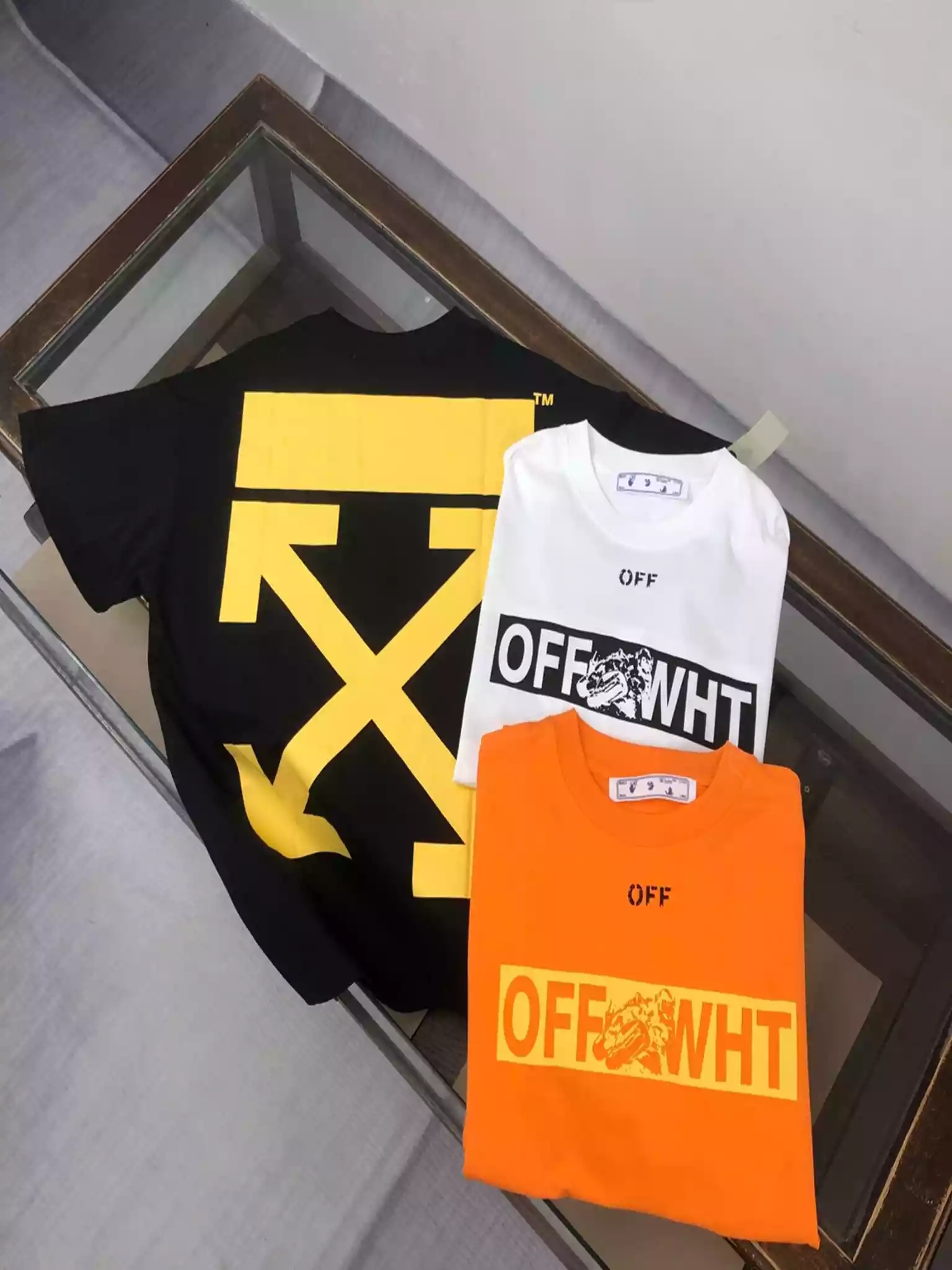 T-shirt Off-White Black – OWS036