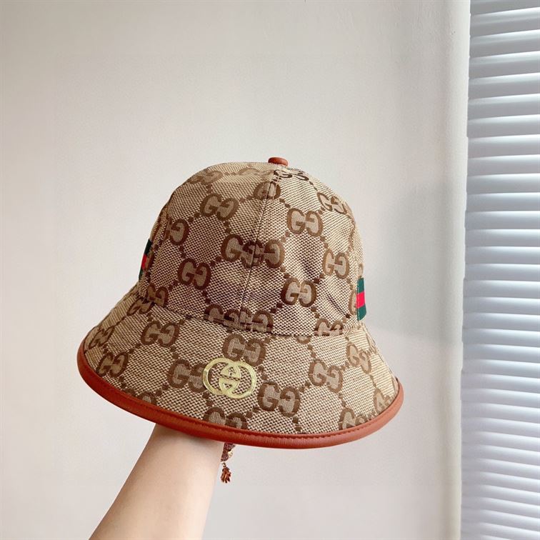 GUCCI JUMBO GG CANVAS BUCKET HAT – GH155