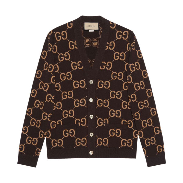 GUCCI GG SUPREME INTARSIA CARDIGAN – GCK032