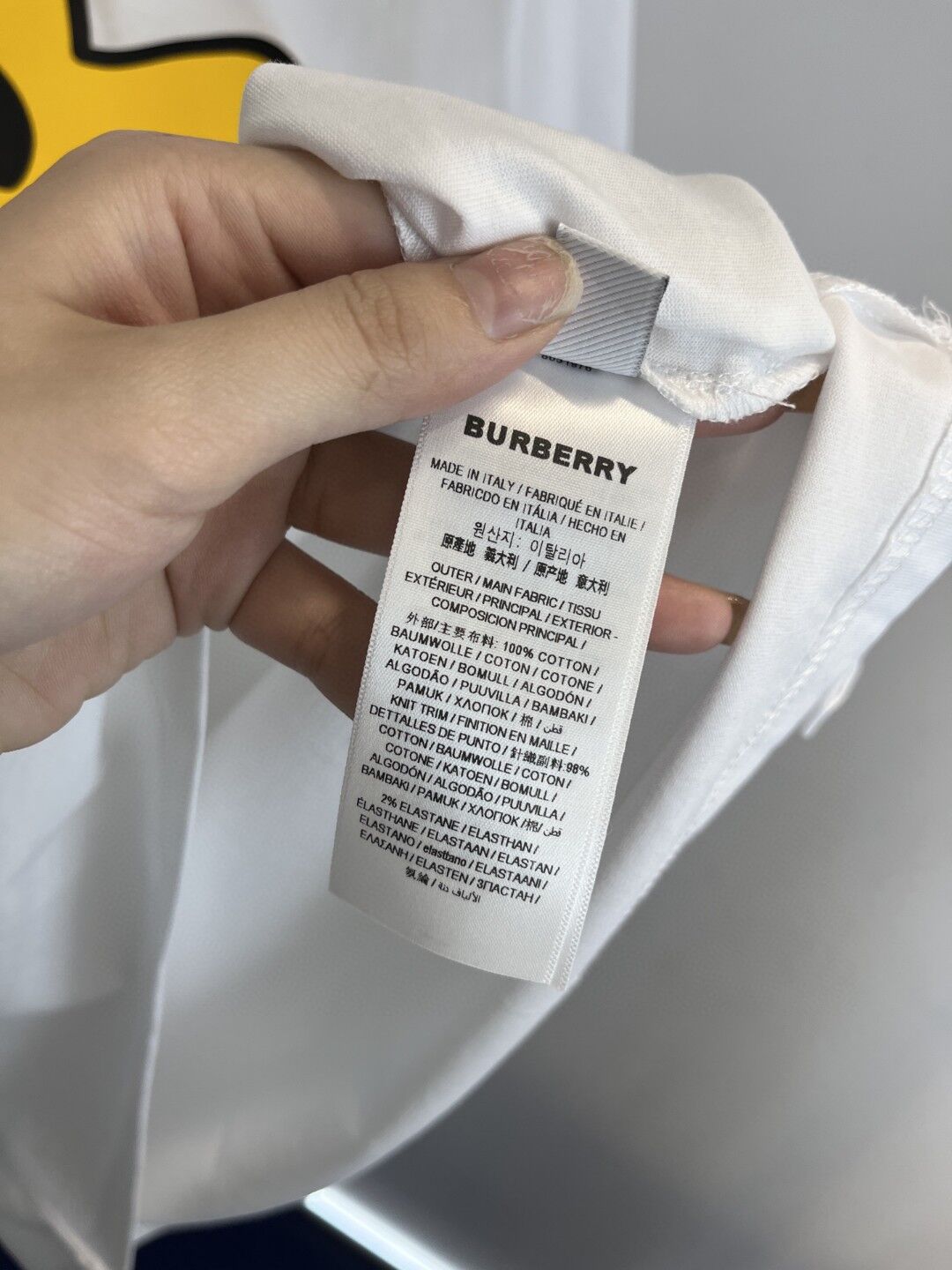 BURBERRY MONSTER GRAPHIC PRINT COTTON OVERSIZED T-SHIRT – BRS015