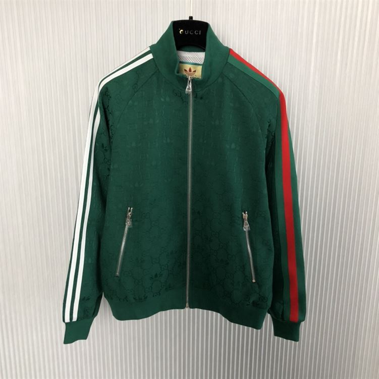 GUCCI X ADIDAS GG TREFOIL JACQUARD JACKET – GCJ018
