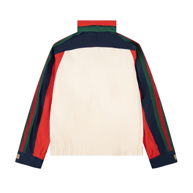GUCCI COTTON NYLON JACKET WITH PATCH – GCJ025