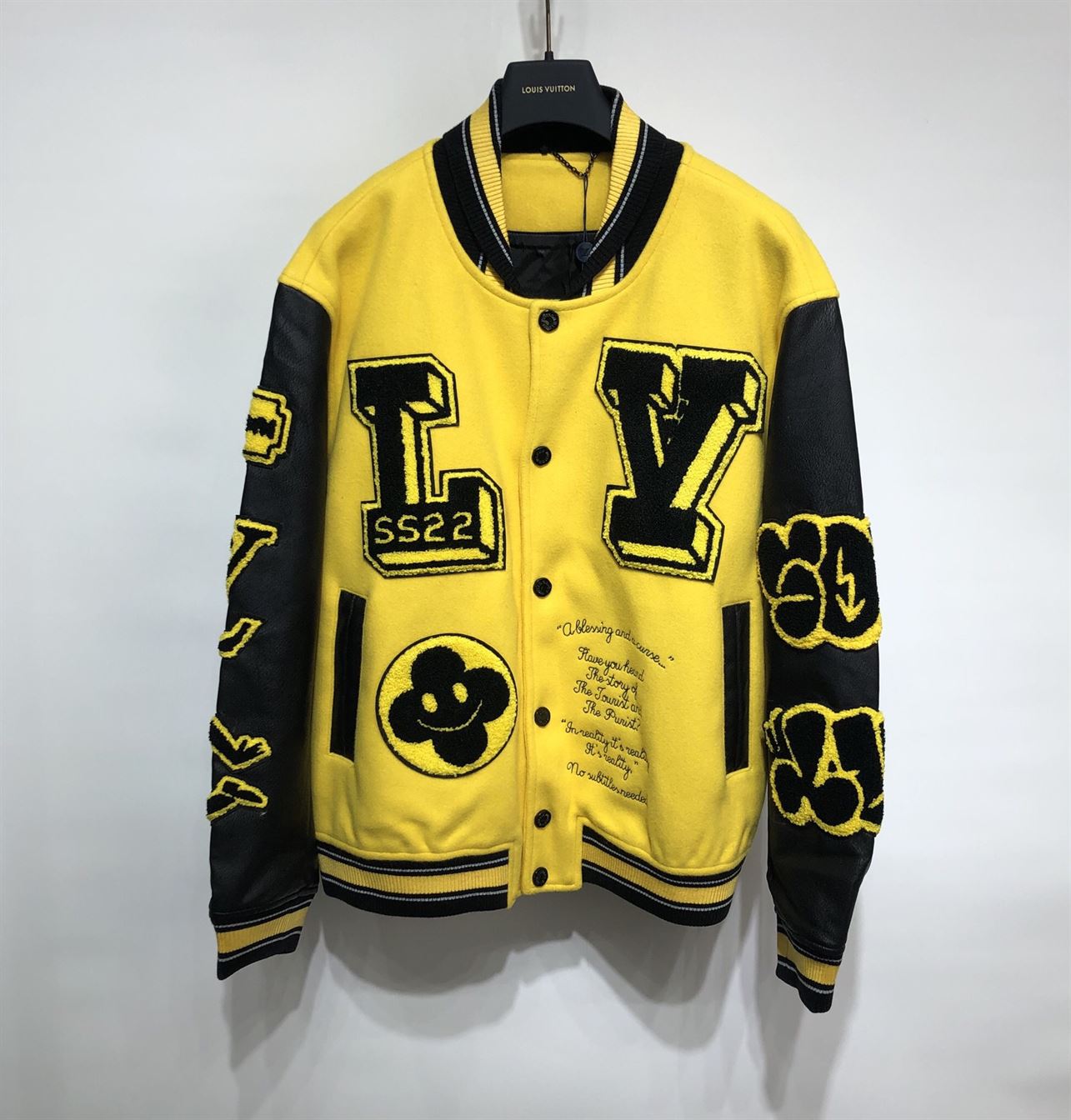 LOUIS VUITTON LEATHER EMBROIDERED VARSITY – LVC004