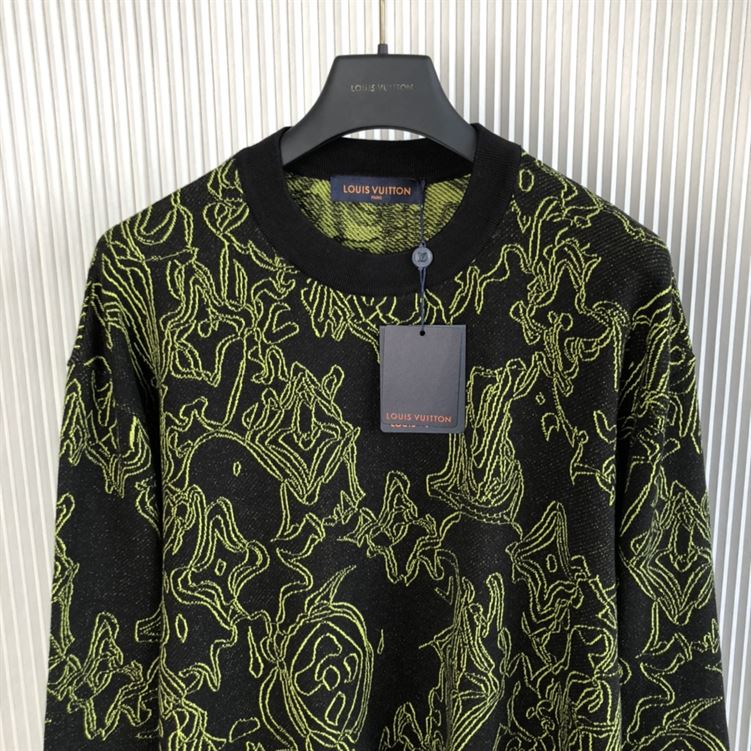 LOUIS VUITTON MONOGRAM COTTON CREWNECK – LVH055