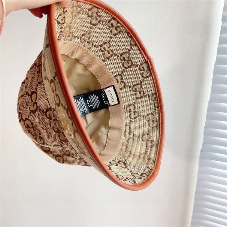 GUCCI JUMBO GG CANVAS BUCKET HAT – GH155