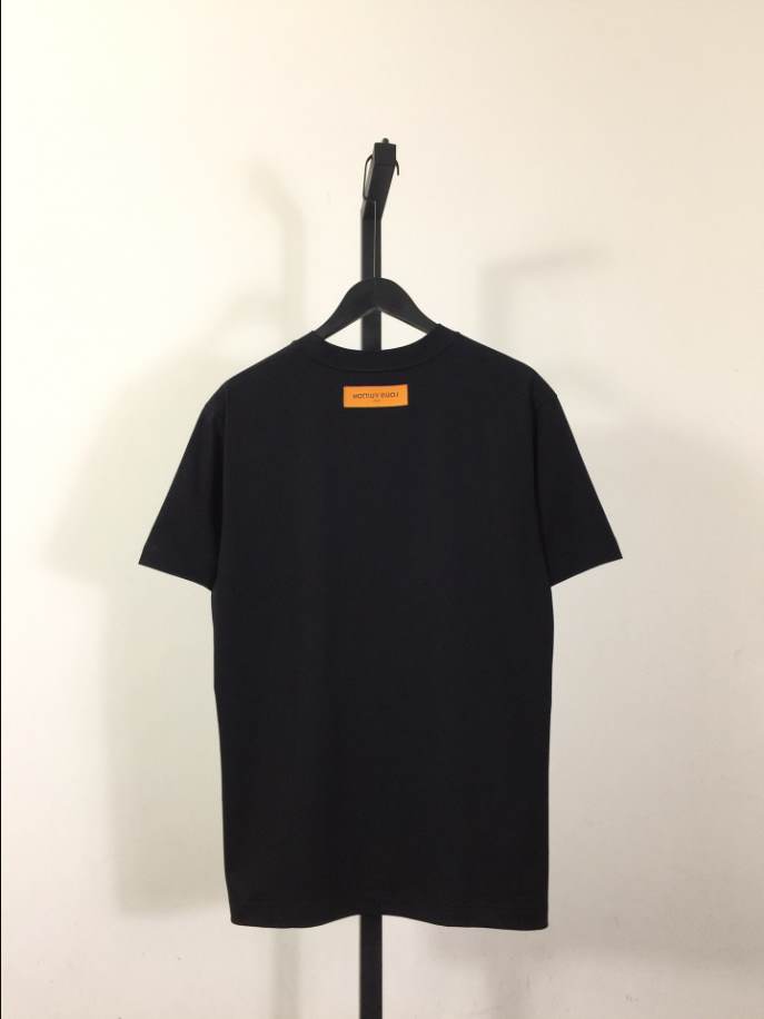 Louis Vuitton Flower Logo Shirt Black – LVTS081