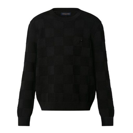 LOUIS VUITTON DAMIER STITCH CREWNECK – LVH044