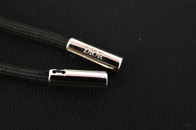 DIOR FLOWERS EMBROIDERED HOODIE BLACK – DOS008