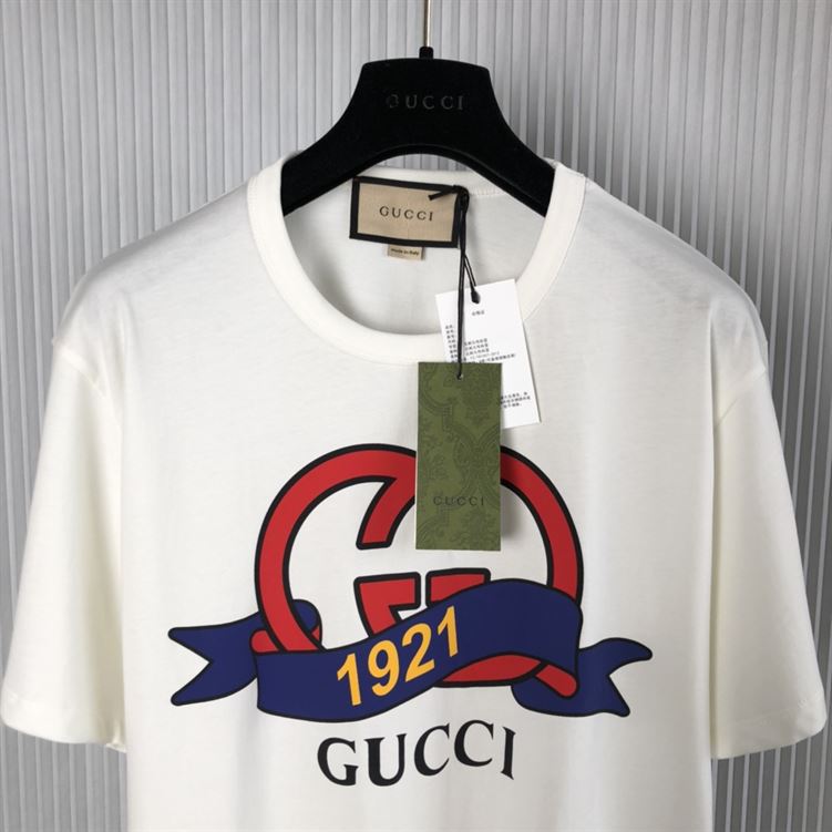 GUCCI INTERLOCKING G 1921 GUCCI COTTON T-SHIRT – GGS048