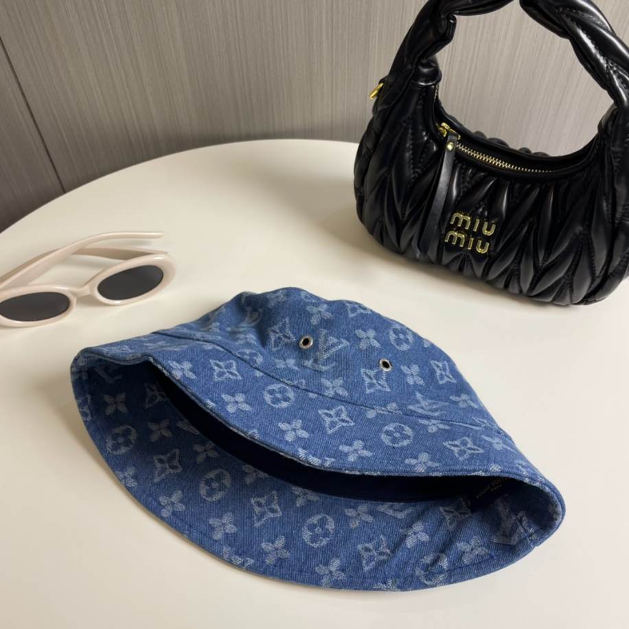 Louis Vuitton Monogram Blue Hats – LVC005