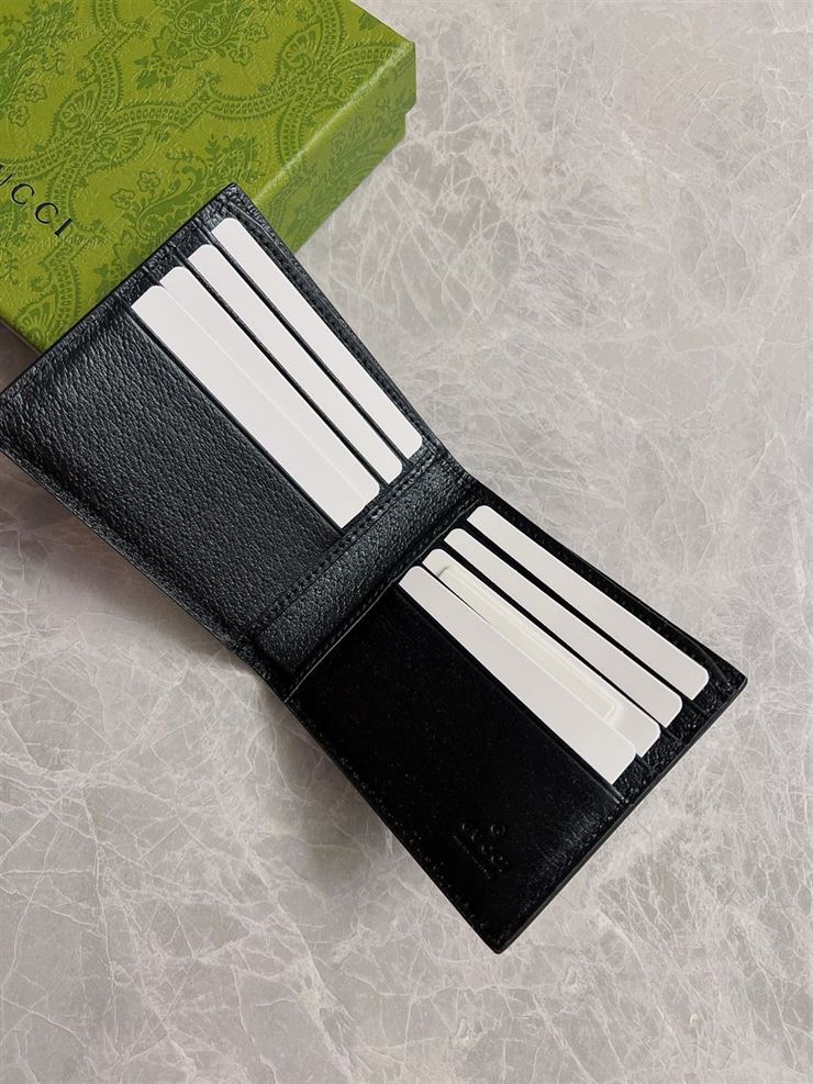 GUCCI GG MORMONT LEATHER BI-FOLD WALLET – WLG007