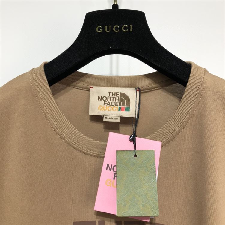 THE NORTH FACE X GUCCI T-SHIRT IN CAMEL – GGS011