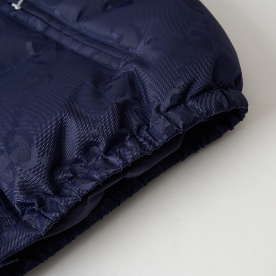 GUCCI Jumbo Canvas Down Blue Jacket – GCJ051