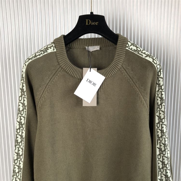 DIOR SWEATER WITH DIOR OBLIQUE INSERTS – DOS019